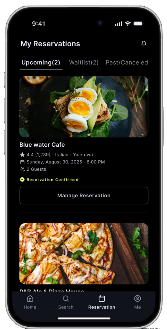 Key page design, mobile — screen 2